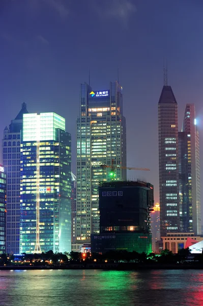 Shanghai bei Nacht — Stockfoto