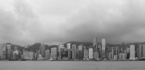 Hong Kong en noir et blanc — Photo