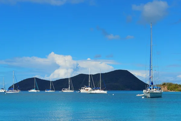 Ilhas virgens barco — Fotografia de Stock