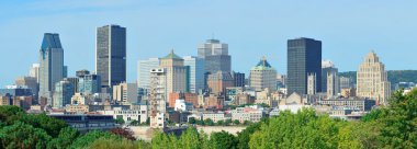 Montreal day view panorama clipart