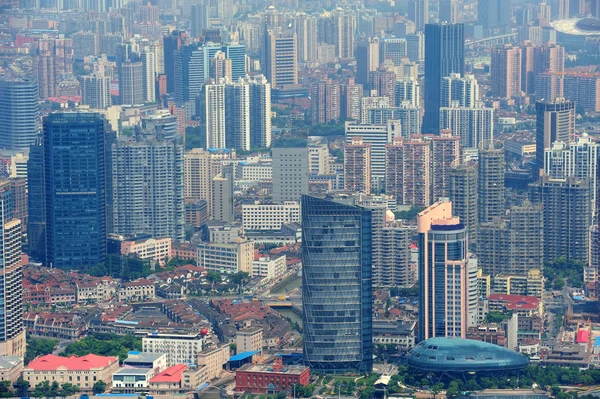 Shanghai aerial view — Stock Photo, Image