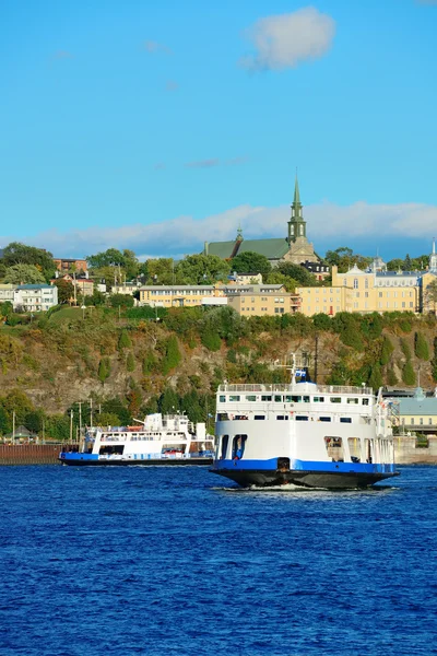 Quebec city tekne — Stok fotoğraf