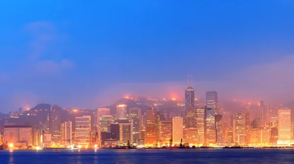 Hong Kong Victoria Harbor panorama — Stock Photo, Image