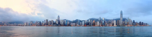 Hong kong rano panorama — Zdjęcie stockowe