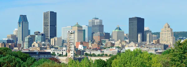 Montreal den zobrazit panorama — Stock fotografie