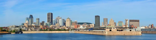 Montreal city skyline over river panorama — Stock Photo, Image