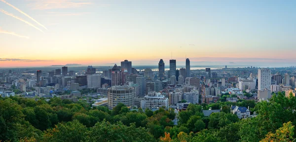 Panorama dell'alba di Montreal — Foto Stock