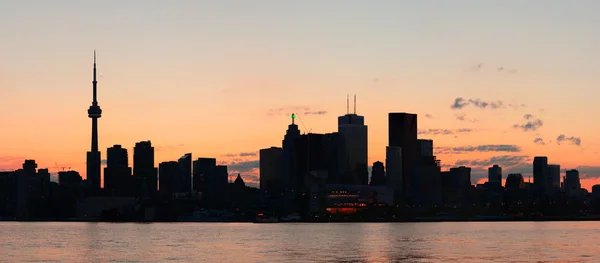 Toronto silhouet panorama — Stockfoto