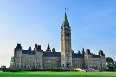 Ottawa Parliament Hill building clipart