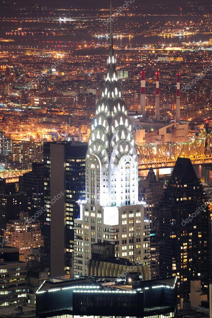 Chrysler Building In Manhattan New York City At Night Stock Editorial Photo C Rabbit75 Dep