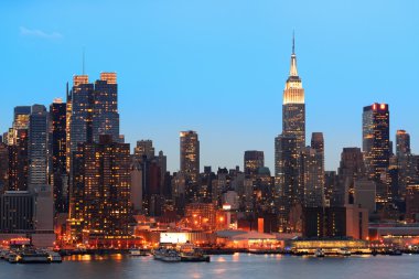 New york şehri akşam