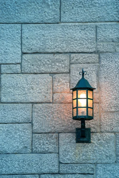 Lampa ulicy miasta Quebec — Zdjęcie stockowe
