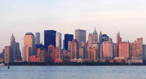 Skyline von New York City Manhattan Downtown — Stockfoto