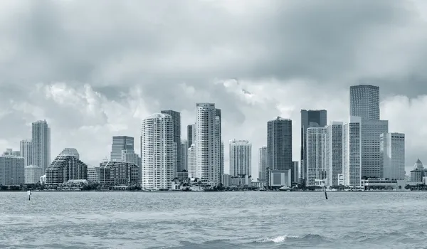 Miami bianco e nero — Foto Stock