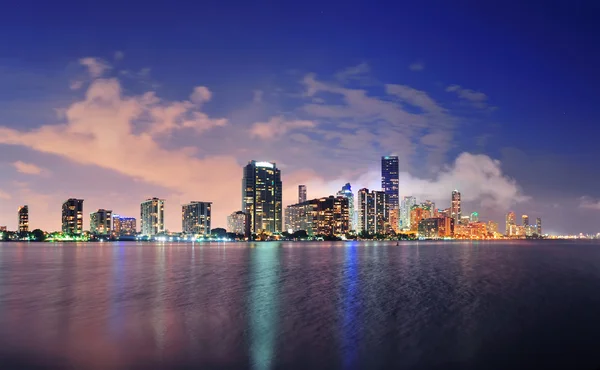 Nachtszene miami — Stockfoto