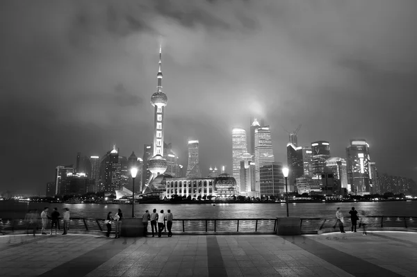 Городской горизонт Шанхая — стоковое фото