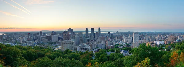 Panorama dell'alba di Montreal — Foto Stock