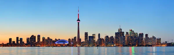 Panorama do horizonte de toronto — Fotografia de Stock