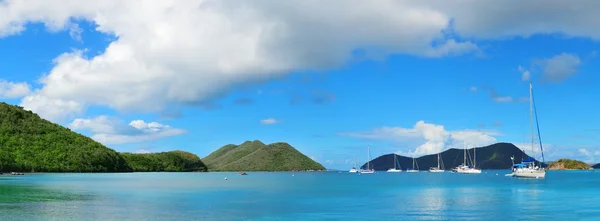 Islas Vírgenes barco — Foto de Stock