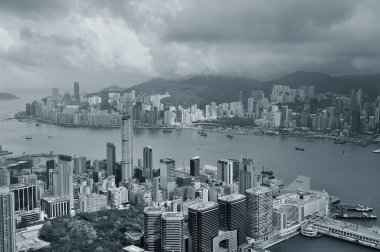 Hong kong havadan görünümü