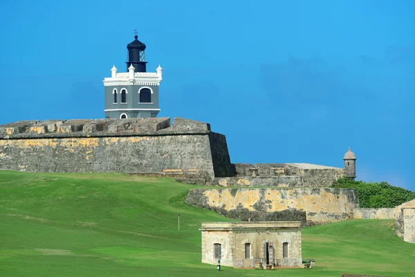 El morro kasteel in old san juan — Stockfoto