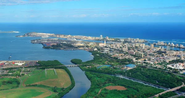 Vista aérea de San Juan — Fotografia de Stock