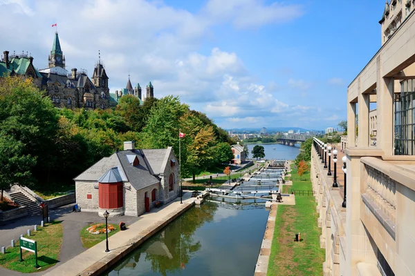 Kanal Ottawa Rideau — Stok Foto