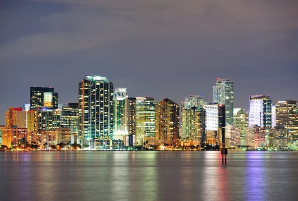 Miami night scene — Stock Photo, Image