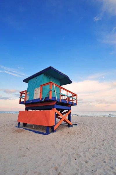 Miami south beach günbatımı — Stok fotoğraf