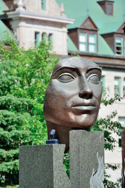 Statue in Quebec City — Stock Photo, Image