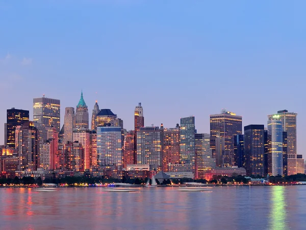 New York City Manhattan skyline del centro — Foto Stock