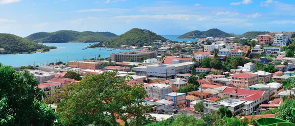 Paisaje del puerto de St Thomas — Foto de Stock