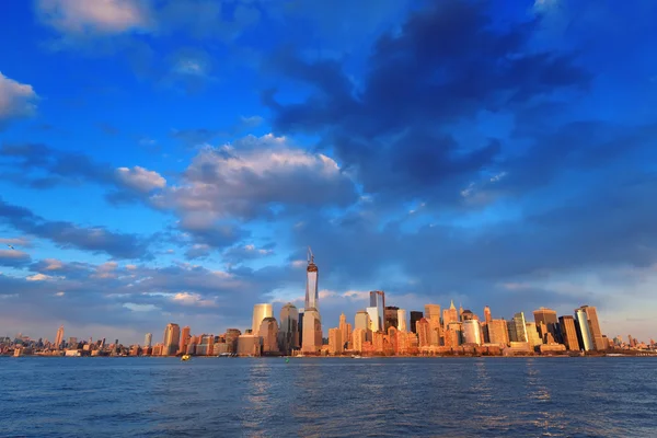 Panoramę centrum manhattan — Zdjęcie stockowe