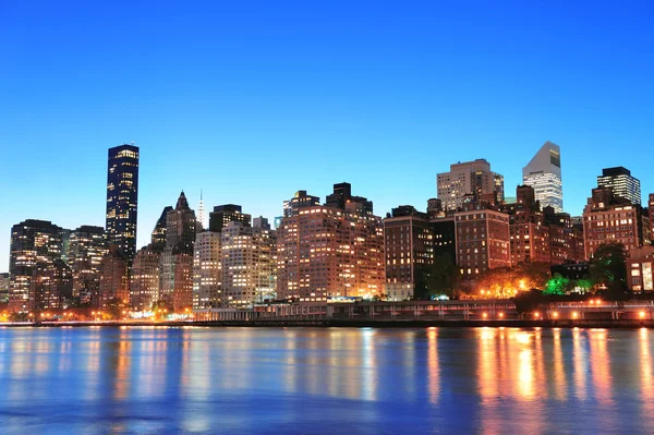 Ciudad de Nueva York Manhattan Midtown skyline — Foto de Stock