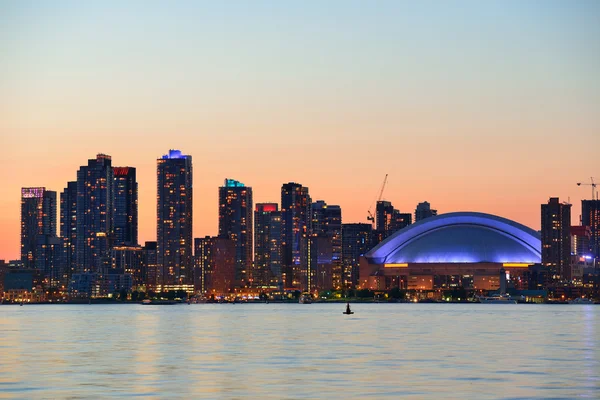 Toronto zonsondergang — Stockfoto