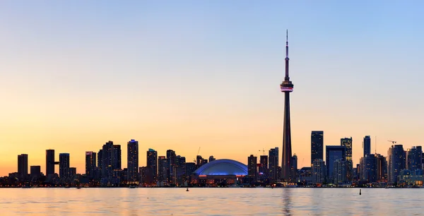 Toronto silueta panorama — Foto de Stock
