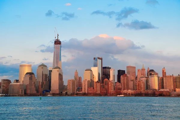 Downtown Manhattan skyline — Stock Photo, Image