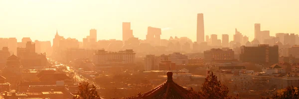 Skyline della città di Pechino — Foto Stock