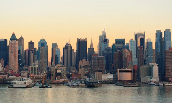 New York City Sonnenuntergang — Stockfoto