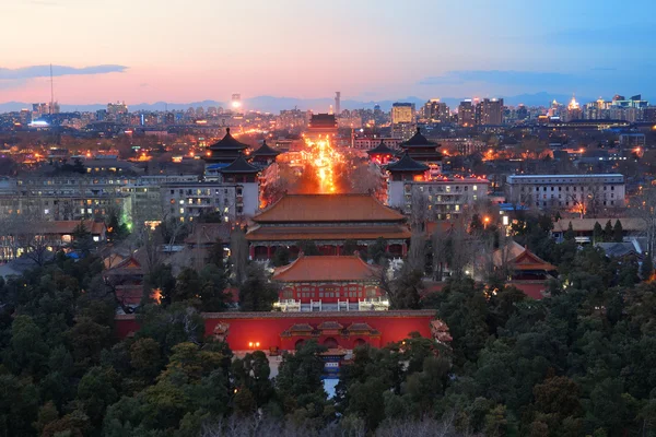 Beijing in der Nacht — Stockfoto