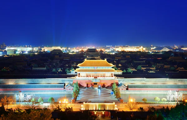 Forbidden City at dusk — Stock Photo, Image