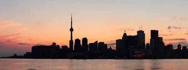 Toronto siluet panorama — Stok fotoğraf