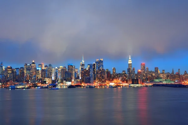 New york city večer — Stock fotografie