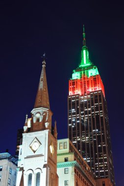 empire state gece görünümü oluşturma