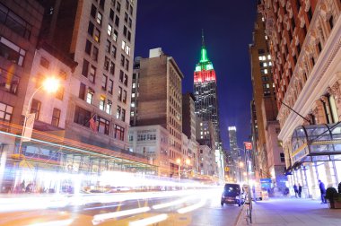 empire state gece görünümü oluşturma
