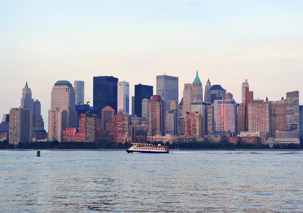 New York City Manhattan downtown skyline — Stock Photo, Image