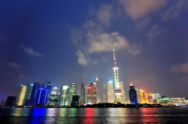 Shanghai la nuit — Photo