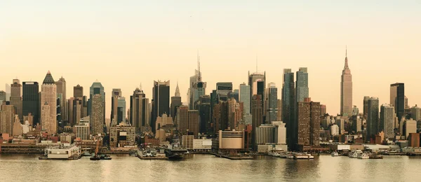 New York City sunset — Stock Photo, Image