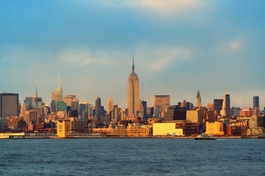 Şehir merkezindeki manhattan
