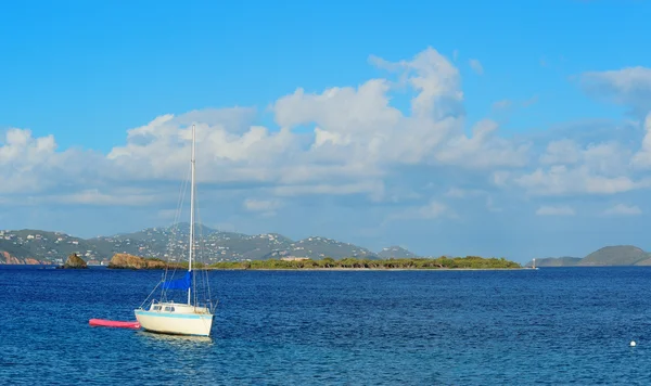 Ilhas virgens barco — Fotografia de Stock